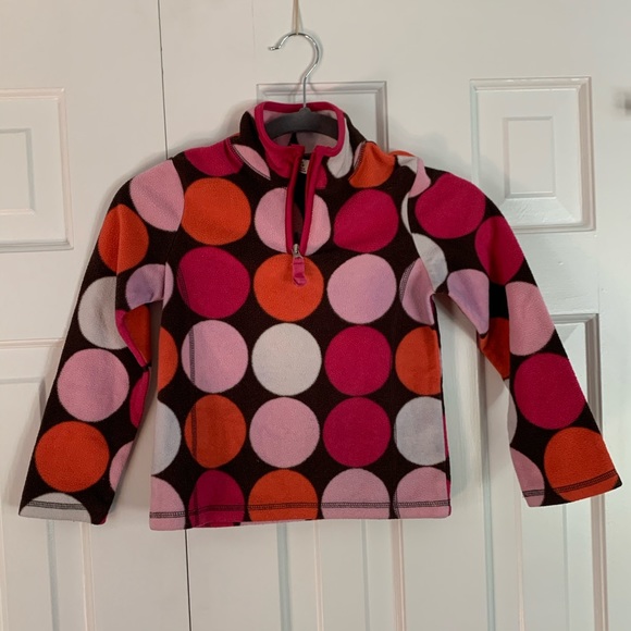 Old Navy Girls Polka Dot Fleece SIZE SMALL (6-7) - Picture 3 of 4